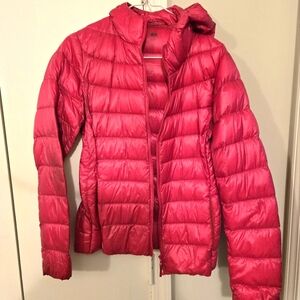 Women's Pink Puffer Jacket